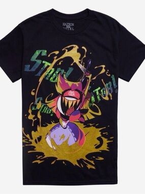 Hazbin Hotel Niffty Gold Glitter T-Shirt